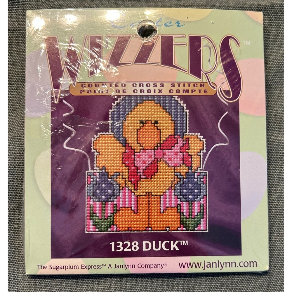 Vintage Janlynn 1328 duck crossstitch kit